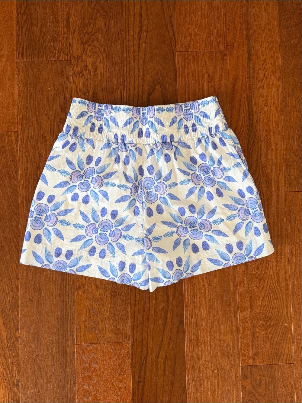 Hill House The Livie Nap Shorts - Blue Shell Mosaic size M - Picture 3 of 4